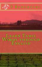 Learn Tamil Words Through English