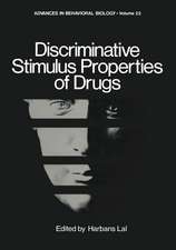 Discriminative Stimulus Properties of Drugs