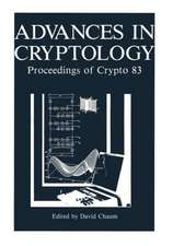 Advances in Cryptology: Proceedings of Crypto 83