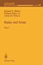 Radar and Sonar: Part I