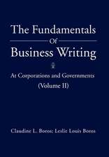 Boros, C: Fundamentals of Business Writing