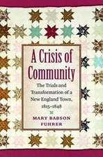 A Crisis of Community