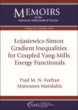 Lojasiewicz-Simon Gradient Inequalities for Coupled Yang-Mills Energy Functionals