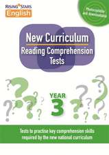 New Curriculum Reading Comprehension Tests Year 3