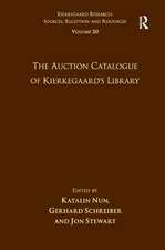 Volume 20: The Auction Catalogue of Kierkegaard's Library