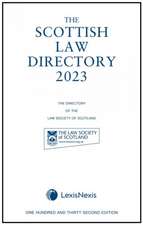 The Scottish Law Directory: The White Book 2023