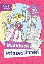 Malblock Prinzessinnen