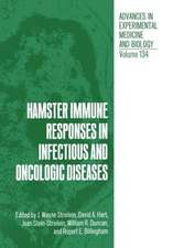 Hamster Immune Responses in Infectious and Oncologic Diseases