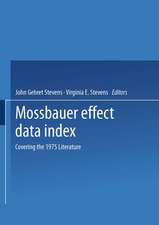 Mössbauer Effect Data Index: Covering the 1975 Literature