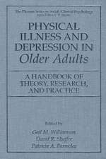 Physical Illness and Depression in Older Adults: A Handbook of Theory, Research, and Practice