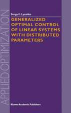 Generalized Optimal Control of Linear Systems with Distributed Parameters