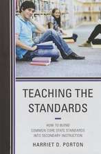 Teaching the Standards