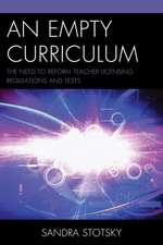 An Empty Curriculum