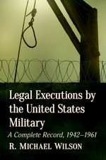 Legal Executions by the United States Military