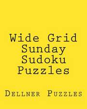 Wide Grid Sunday Sudoku Puzzles