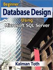 Beginner Database Design Using Microsoft SQL Server: An Inspirational Journey from Failure to Success