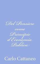 del Pensiero Come Principio D'Economia Publica