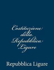 Costituzione Della Repubblica Ligure