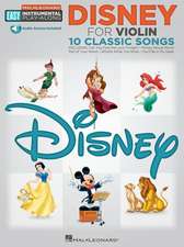 Disney - 10 Classic Songs Easy Instrumental Play-Along for Violin (Book/Online Audio)