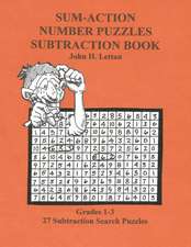 Sum-Action Number Puzzles-Subtraction Book