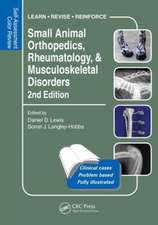 Small Animal Orthopedics, Rheumatology and Musculoskeletal Disorders