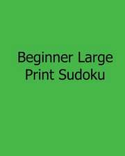 Beginner Large Print Sudoku