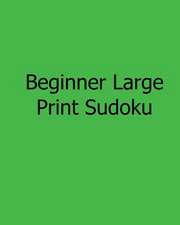 Beginner Large Print Sudoku