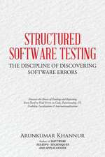 Structured Software Testing