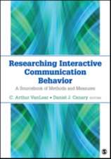 Researching Interactive Communication Behavior: A Sourcebook of Methods and Measures