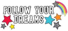 Stars Follow Your Dreams Bulletin Board Set