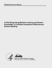 A Pilot Study Using Machine Learning and Domain Knowledge to Facilitate Comparative Effectiveness Review Updating