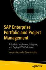 SAP Enterprise Portfolio and Project Management