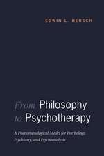 From Philosophy to Psychotherapy