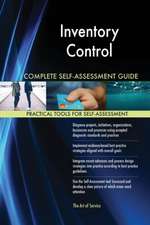 Inventory Control Complete Self-Assessment Guide