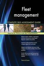 Fleet management Complete Self-Assessment Guide