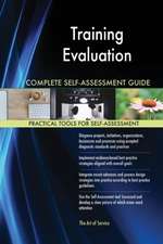 Training Evaluation Complete Self-Assessment Guide