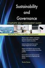 Sustainability and Governance Complete Self-Assessment Guide