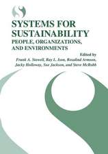 Systems for Sustainability: People, Organizations, and Environments