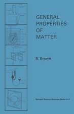 General Properties of Matter