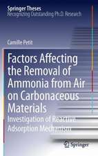 Factors Affecting the Removal of Ammonia from Air on Carbonaceous Materials: Investigation of Reactive Adsorption Mechanism