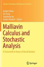 Malliavin Calculus and Stochastic Analysis: A Festschrift in Honor of David Nualart