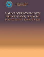 Marine Corps Community Services (McCs) Financial Management Procedures