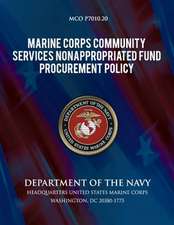 Marine Corps Community Services Nonappropriated Fund Procurement Policy