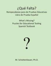 Que Falta? Rompecabezas Para de Pruebas Educativas