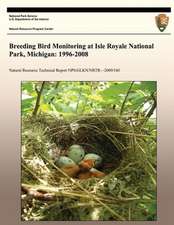 Breeding Bird Monitoring at Isle Royale National Park, Michigan