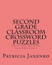 Second Grade Classroom Crossword Puzzles