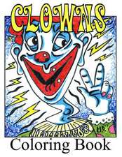 Clowns Coloring Book