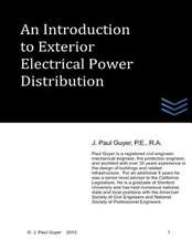 An Introduction to Exterior Electrical Power Distribution