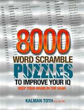 8000 Word Scramble Puzzles to Improve Your IQ