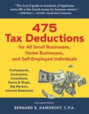 475 Tax Deductions for All Small Businesses, Home Businesses, and Self-Employed Individuals